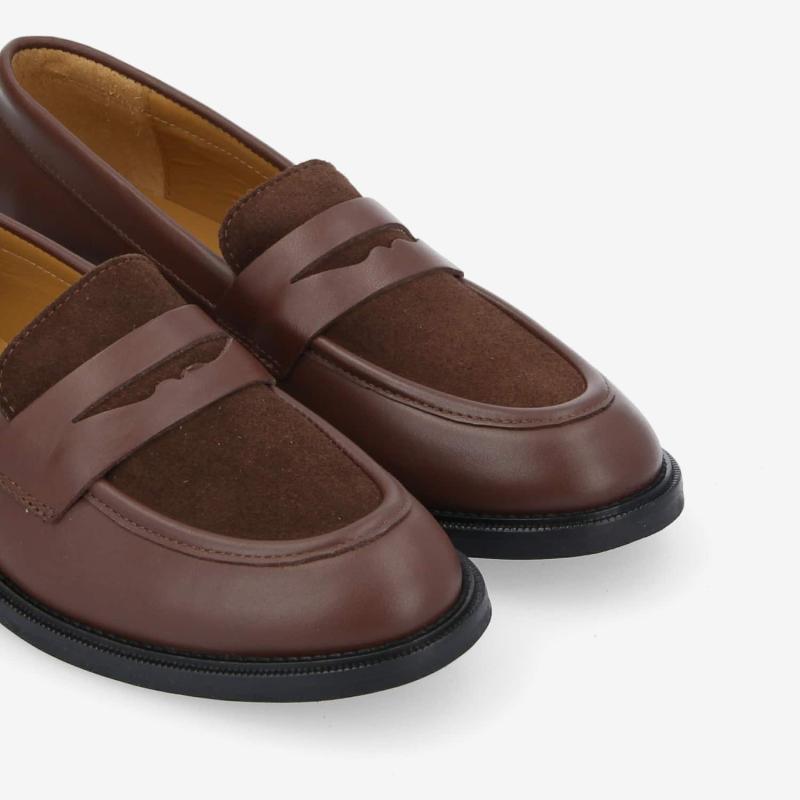 CALIA MOC W - BABY CALF/SUEDE - CHOCOLAT